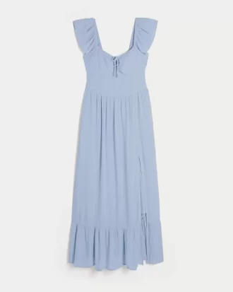 On/Off-the-Shoulder Maxi-mekko
