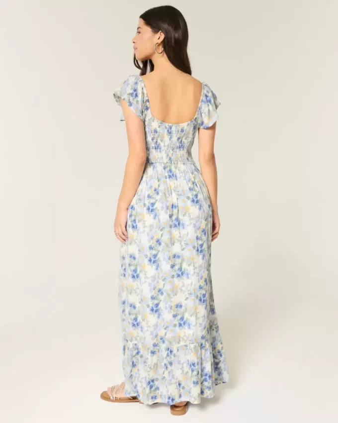 On/Off-the-Shoulder Maxi-mekko