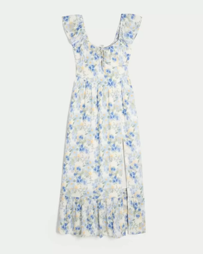 On/Off-the-Shoulder Maxi-mekko
