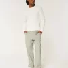Pellavasekoite Flex-Waist Baggy-housut Pellavasekoite Flex-Waist Baggy-housut