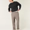 Pellavasekoite Flex Waist Baggy Housut Pellavasekoite Flex Waist Baggy Housut