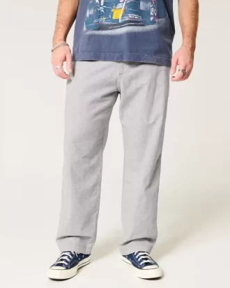 Pellavasekoite Flex-Waist Baggy-housut Pellavasekoite Flex-Waist Baggy-housut