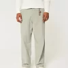 Pellavasekoite Flex-Waist Baggy-housut Pellavasekoite Flex-Waist Baggy-housut