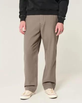 Pellavasekoite Flex Waist Baggy Housut