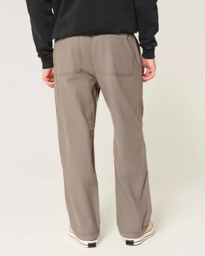 Pellavasekoite Flex Waist Baggy Housut Pellavasekoite Flex Waist Baggy Housut