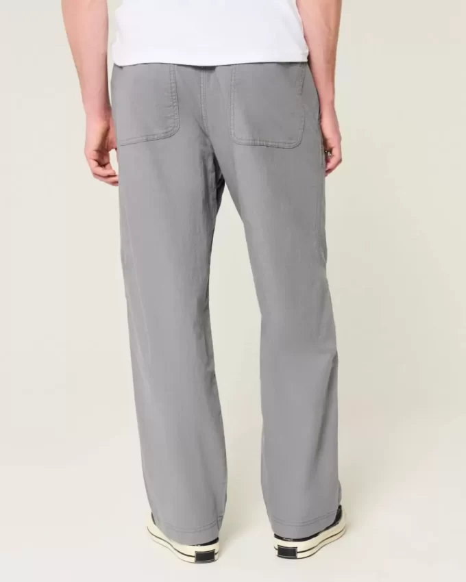 Pellavasekoite Flex Waist Baggy Housut Pellavasekoite Flex Waist Baggy Housut