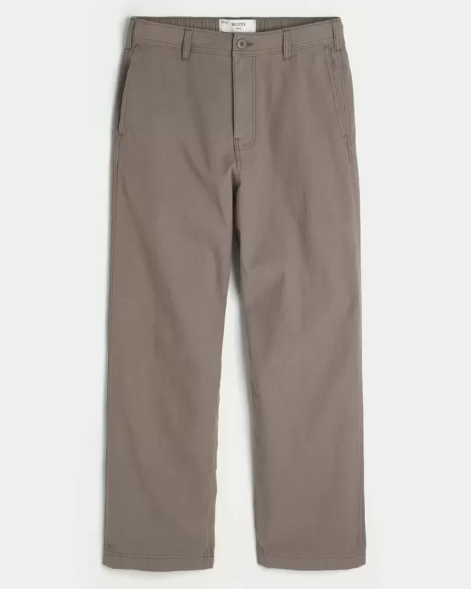 Pellavasekoite Flex Waist Baggy Housut Pellavasekoite Flex Waist Baggy Housut