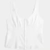 Pellavasekoitetta nappipäällinen