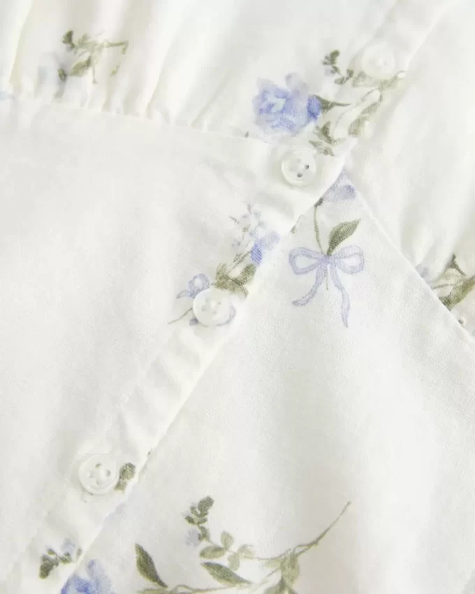 Pellavasekoitetta nappipäällinen