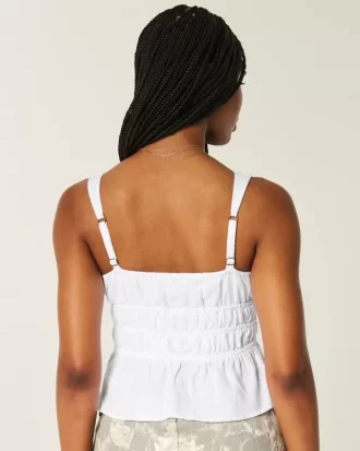 Pellavasekoitetta solmittava Peplum Top
