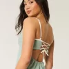 Pellavasekoitteinen avoselkäinen Slip Midi-mekko Pellavasekoitteinen avoselkäinen Slip Midi-mekko