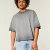 Pesty Baggy Crop Crew T-paita Pesty Baggy Crop Crew T-paita