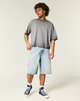 Pesty Baggy Crop Crew T-paita
