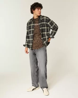 Pesty Grey Skater Baggy Farkut