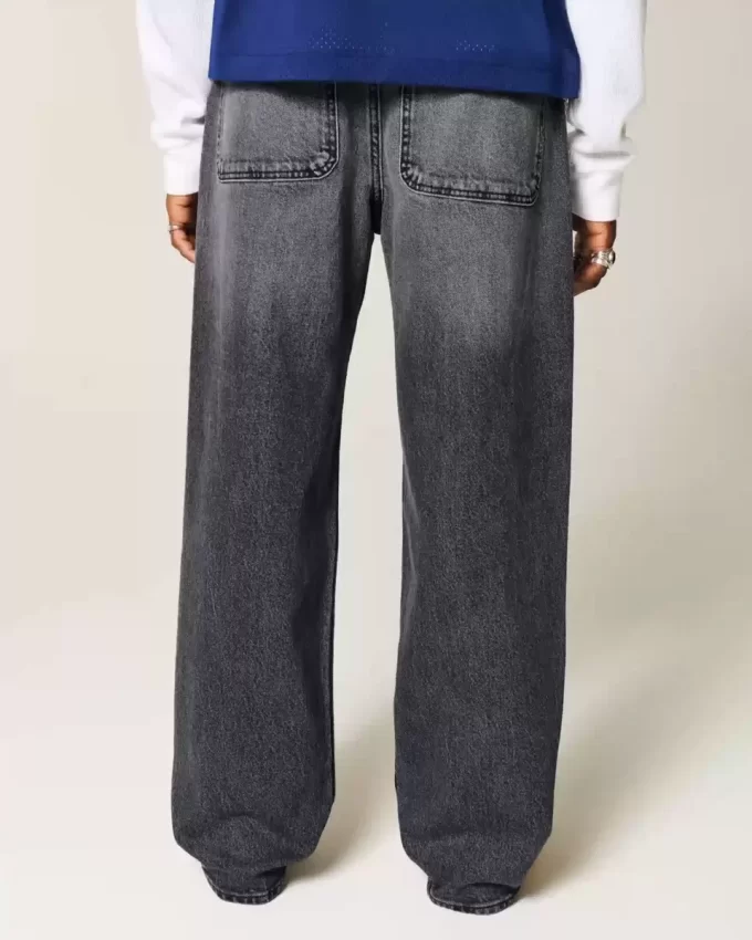 Pestyt mustat Baggy-farkut Pestyt mustat Baggy-farkut