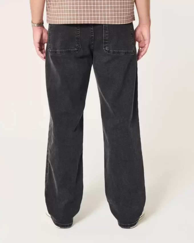 Pestyt mustat Baggy-farkut Pestyt mustat Baggy-farkut