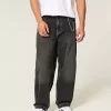 Pestyt mustat brodeeratut Snake Skater Baggy -farkut Pestyt mustat brodeeratut Snake Skater Baggy -farkut