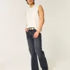 Pestyt mustat Relaxed Bootcut farkut Pestyt mustat Relaxed Bootcut farkut
