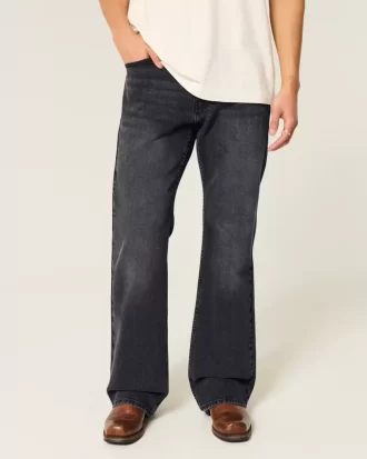Pestyt mustat Relaxed Bootcut farkut Pestyt mustat Relaxed Bootcut farkut