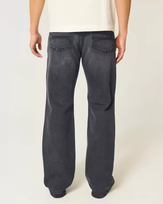 Pestyt mustat Relaxed Bootcut farkut Pestyt mustat Relaxed Bootcut farkut