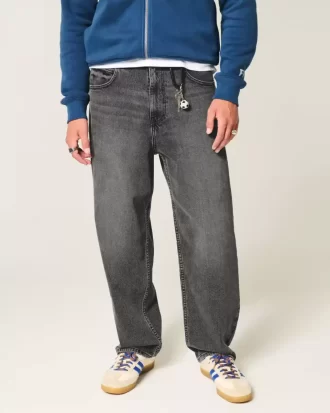 Pestyt mustat Skater Baggy -farkut