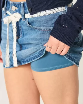Pitsi Denim Mini Skort