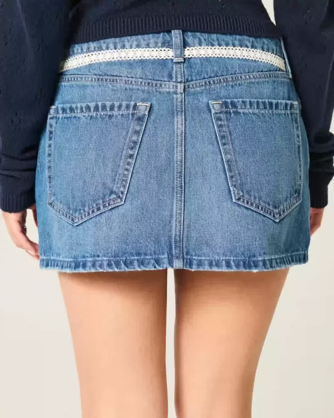 Pitsi Denim Mini Skort