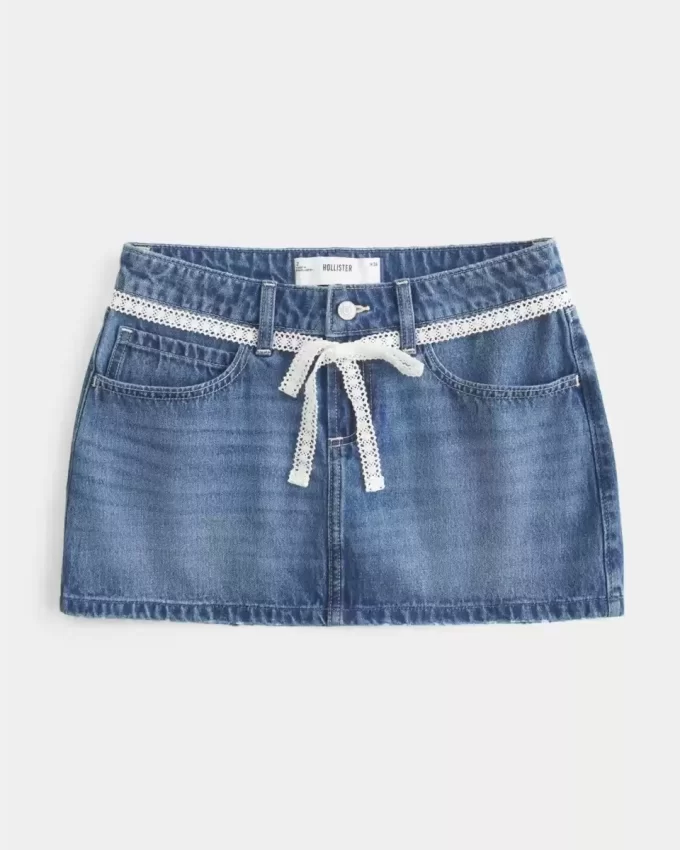 Pitsi Denim Mini Skort