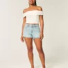 Pitsi Foldover Off-the-Shoulder Top