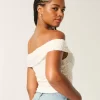 Pitsi Foldover Off-the-Shoulder Top