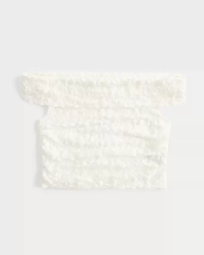 Pitsi Foldover Off-the-Shoulder Top