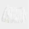 Pitsi-sifonki porrastettu Mini Skort