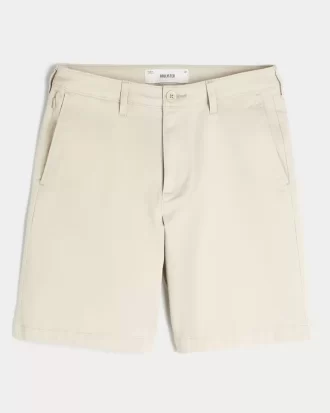 Polveen ulottuvat Twill-shortsit
