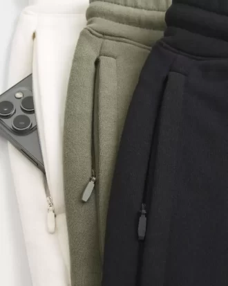 Polven yläpuolella fleece-logohousut, 3 kpl