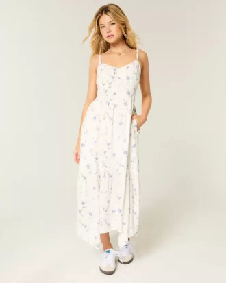 Porrastettu Maxi-mekko