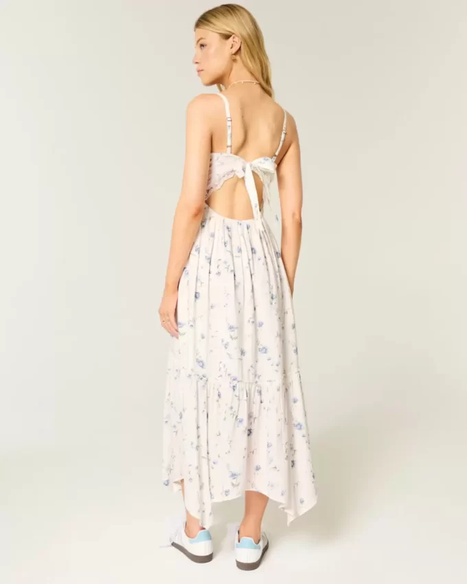Porrastettu Maxi-mekko