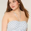 Porrastettu riimu Babydoll Top Porrastettu riimu Babydoll Top