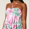 Porrastettu riimu Babydoll Top Porrastettu riimu Babydoll Top