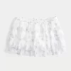 Porrastettu sifonki Mini Skort