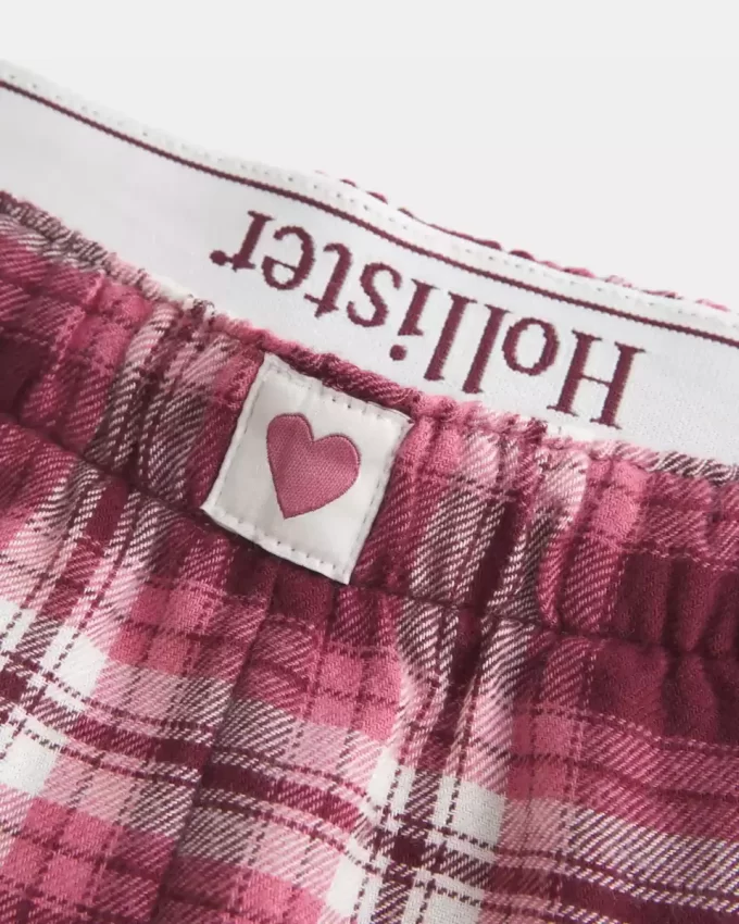 Pussikkaat flanellihousut Pussikkaat flanellihousut