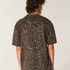 Raskaan laatikollinen Leopard Print Dodge Hellcat Graphic T-paita Raskaan laatikollinen Leopard Print Dodge Hellcat Graphic T-paita