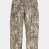 Raskaat löysät Camo Cargo -housut Raskaat löysät Camo Cargo -housut