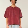 Raskas Baggy Crop Varsity Graphic Football T-paita Raskas Baggy Crop Varsity Graphic Football T-paita