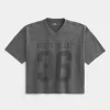 Raskas Baggy Crop Varsity Graphic Football T-paita Raskas Baggy Crop Varsity Graphic Football T-paita