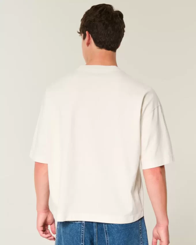 Raskas Baggy Crop Varsity Graphic Football T-paita Raskas Baggy Crop Varsity Graphic Football T-paita