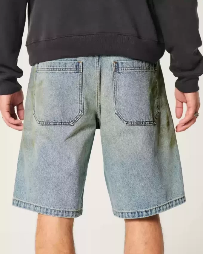 Rasvatut Baggy Jean shortsit Rasvatut Baggy Jean shortsit