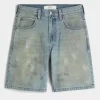 Rasvatut Baggy Jean shortsit Rasvatut Baggy Jean shortsit