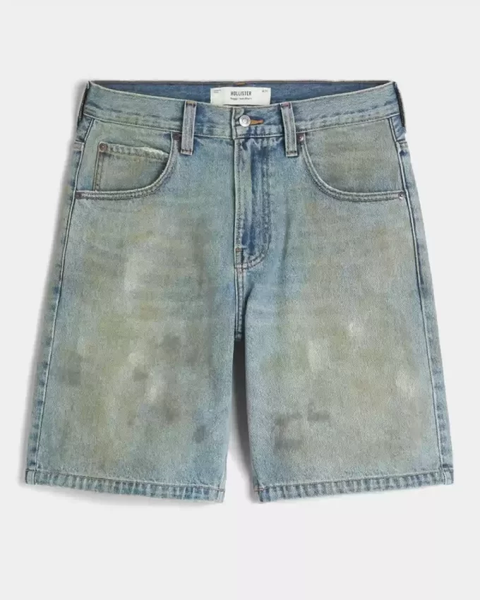 Rasvatut Baggy Jean shortsit Rasvatut Baggy Jean shortsit
