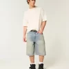 Rasvatut Medium Wash Super Baggy Denim shortsit Rasvatut Medium Wash Super Baggy Denim shortsit