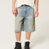 Rasvatut Medium Wash Super Baggy Denim shortsit Rasvatut Medium Wash Super Baggy Denim shortsit